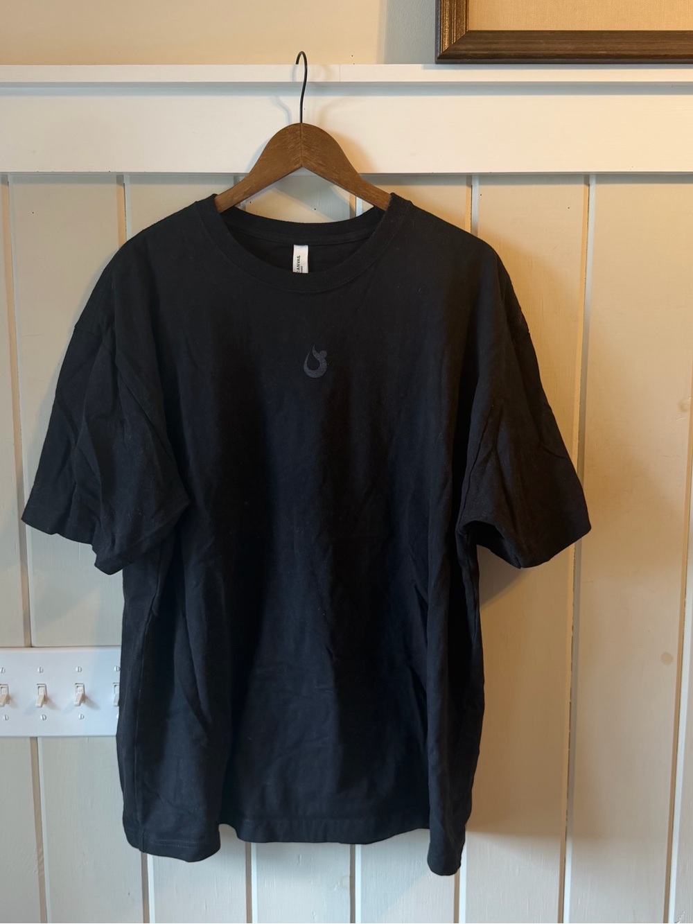 Women’s Black Short-Sleeve Crew Neck T-Shirt Hotworx, Size XL